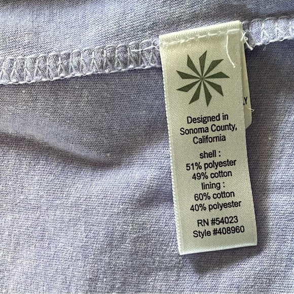 Athleta Vyasa Sleeveless Layered knee Length Scoopneck  Flower Dress Sz: Medium - Picture 10 of 11